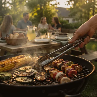 Summer Backyard Barbecue Fellowship Cookout