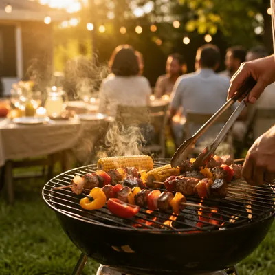 Summer Backyard Barbecue Fellowship Cookout
