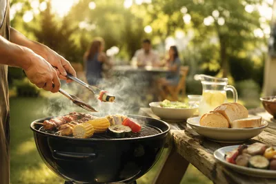 Backyard Summer Barbecue Fellowship