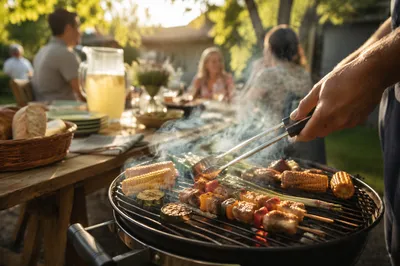 Summer Backyard Barbecue Fellowship Cookout