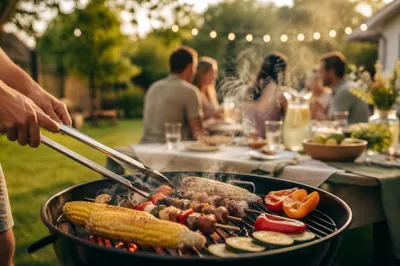 Summer Backyard Barbecue Fellowship Cookout