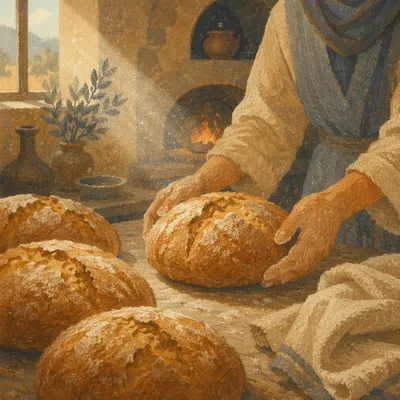 Fresh Artisan Loaves at Dawn Bakery