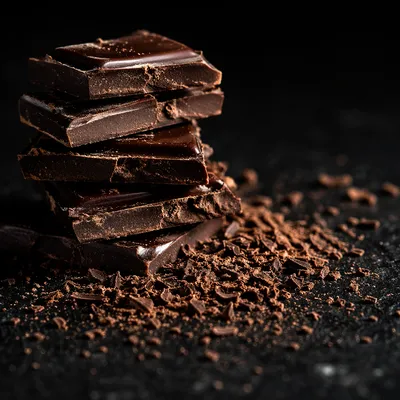 Dark Chocolate Pieces with Moody Cocoa Crumbs