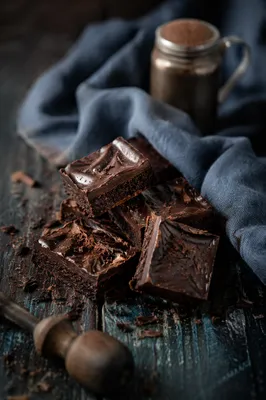 Rich Dark Chocolate Dessert Close Up