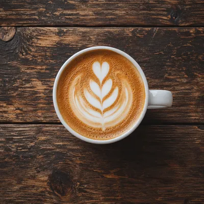 Cozy Morning Cappuccino with Latte Art