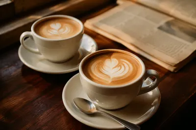 Cozy Morning Cappuccino with Latte Art