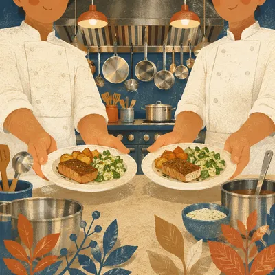 Welcoming Commercial Kitchen Meal Preparation