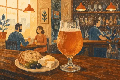 Amber Craft Beer Pub Food Pairing