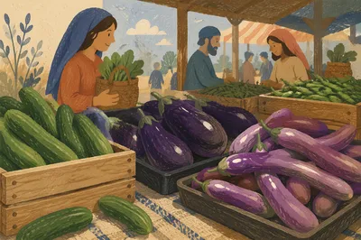 Fresh Organic Farmers Market Vegetables