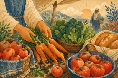 Morning Farmers Market Organic Harvest