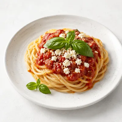 Italian Spaghetti with Tomato Basil