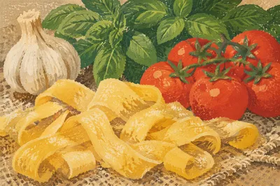 Rustic Italian Pasta With Tomato and Basil
