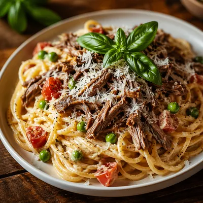 Rustic Italian Pasta with Tomato and Basil
