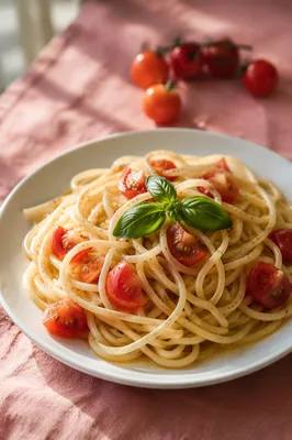 Homemade Italian Pasta with Tomato Basil