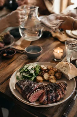 Grilled Steak Fellowship Dinner Plate