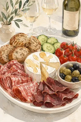Elegant Charcuterie Platter for Fellowship Gatherings