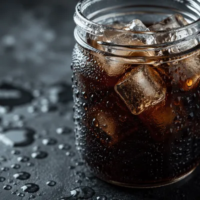 Iced Cold Brew Jar with Condensation