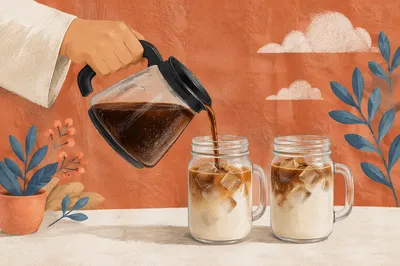 Cold Brew Pour Over Mason Jars