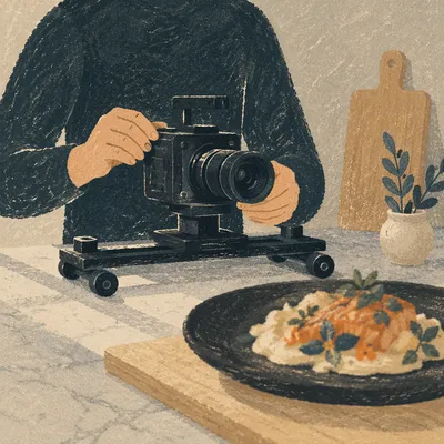 Moody Food Photography Studio Setup