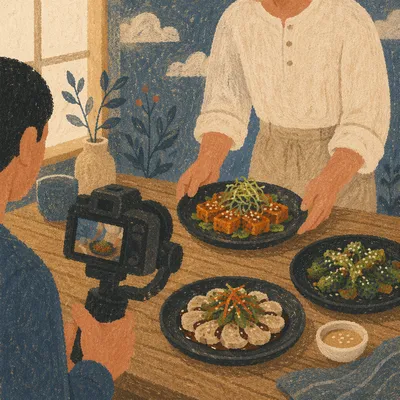 Behind the Scenes Food Photography Table