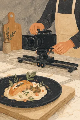 Behind the Scenes Gourmet Food Photography Setup