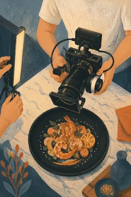 Behind the Scenes Seafood Photography Setup