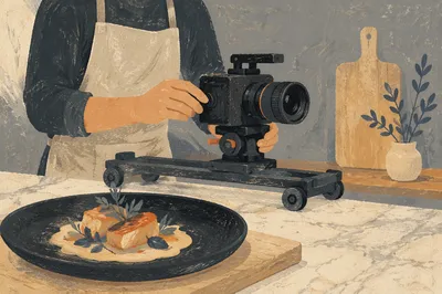 Cinematic Food Photography Studio Setup