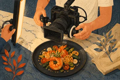 Behind the Scenes Seafood Food Shoot