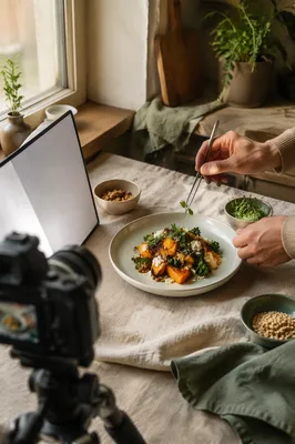 Editorial Food Photography Setup in Cozy Kitchen