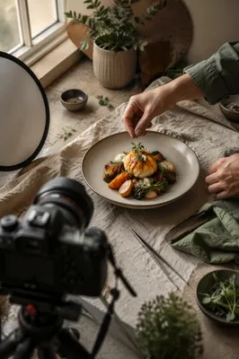 Behind the Scenes Food Styling Setup