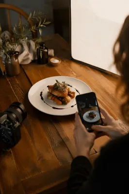 Cozy Food Photography Studio Table Scene