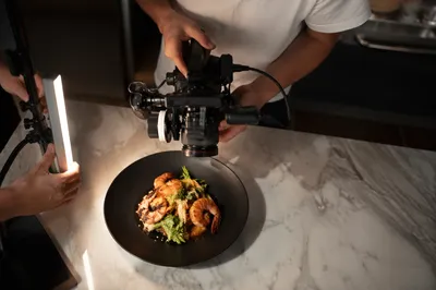Behind the Scenes Seafood Food Photography