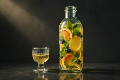 Kombucha Bottle with Citrus Berry Infusion