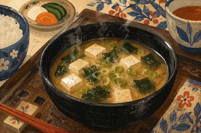 Cozy Miso Soup Bowl with Tofu