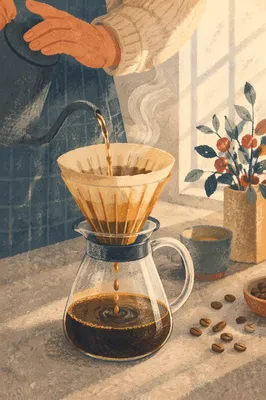 Cozy Pour Over Coffee Morning Ritual