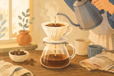 Morning Pour Over Coffee Ritual