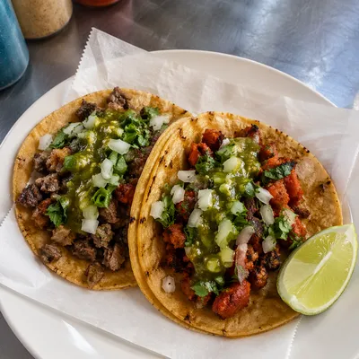 Street Tacos with Lime and Cilantro