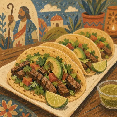 Cozy Steak Tacos with Lime and Cilantro