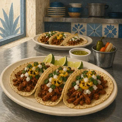 Street Tacos with Lime and Cilantro
