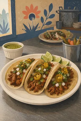 Street Tacos with Lime and Cilantro