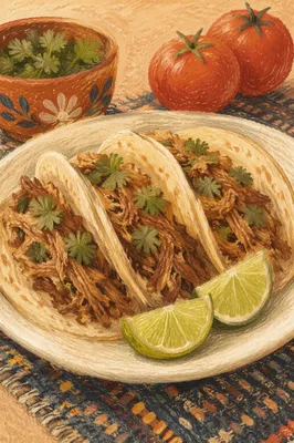Warm Tacos With Lime and Cilantro