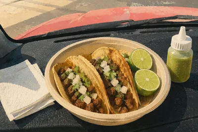 Street Tacos with Lime and Cilantro