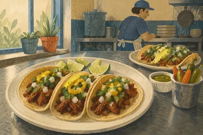 Street Tacos with Lime and Cilantro