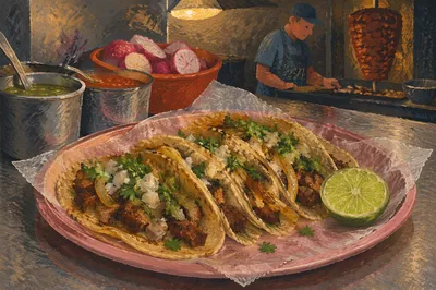 Street Tacos with Lime and Cilantro