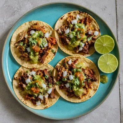 Street Tacos with Lime and Cilantro