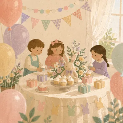 Pastel Baby Shower Sunroom Celebration Decor