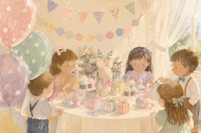 Pastel Baby Shower Sunroom Celebration Decor