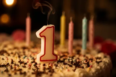 Quiet Birthday Cake Candle Celebration