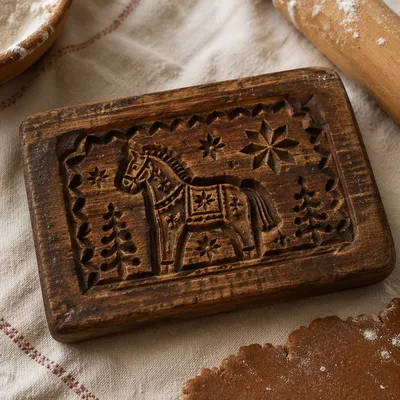 Antique Gingerbread Mold for Christmas Baking
