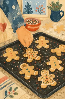 Cozy Gingerbread Cookie Decorating for Christmas